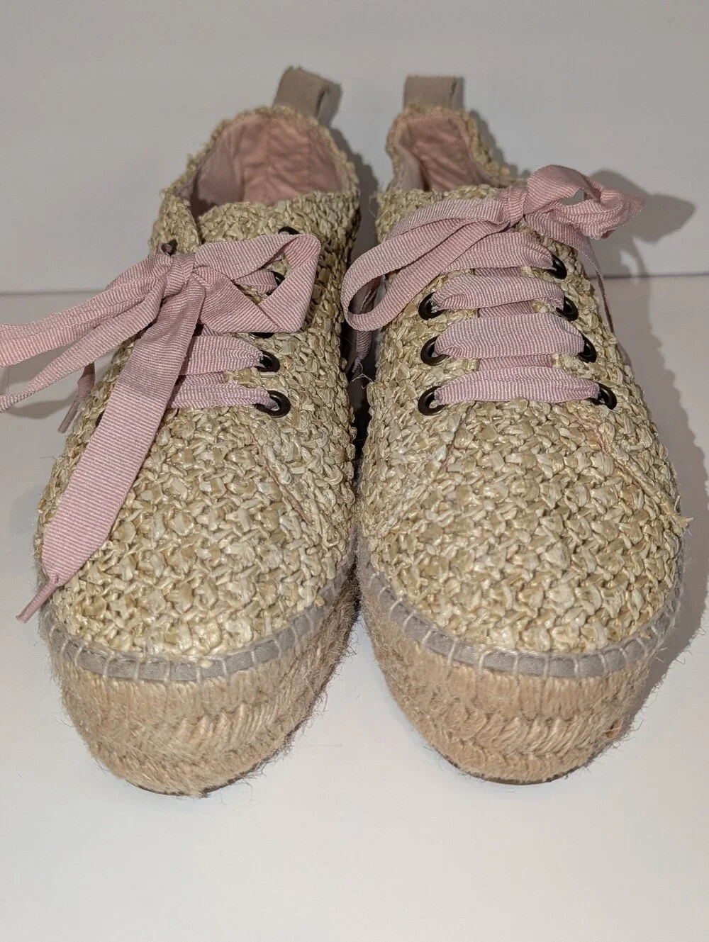 Women's Manebi Yucatan Sneaker Espadrilles, Size 42EU (11.5 US), tan
